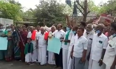 தஞ்சாவூர் கொள்ளிடம் ஆற்றில் குடி நீர் திட்டம்: எதிர்த்துப் போராடும் விவசாயிகள் - காரணம் என்ன?