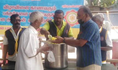 நெல்லை அம்பாசமுத்திரத்தில் அகில பாரத ஐயப்பா சேவா சங்கம் சார்பில் புரட்டாசி சனிக்கிழமை