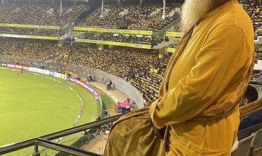 தோனியின் 200 வது போட்டியில் பார்வையாளராக கலந்து கொண்ட சத்குரு !! 