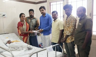 பாரத மாதா நற்பணி அறக்கட்டளை வழங்கிய மருத்துவ நிதியுதவி ரூபாய் 5000