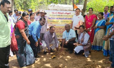 குமரியில் பனை விதை நடும் ஒத்திகை நிகழ்வு