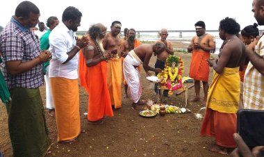 அனைத்திந்திய இந்து திருக்கோயில்கள் பாதுகாப்பு சங்கம் காவேரி ரத யாத்திரைக்கு குளித்தலையில் சிறப்பான வரவேற்பு