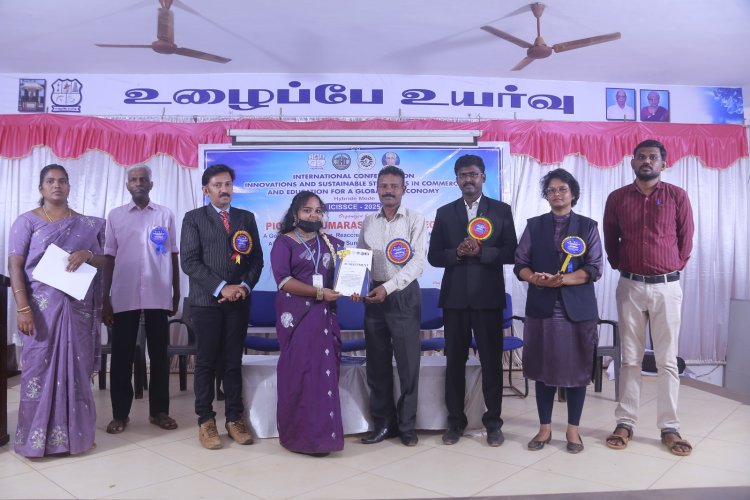 நாகர்கோவில் பயோனியர் குமாரசாமி கல்லூரியில் சர்வதேச கருத்தரங்கு கல்வி மற்றும் வர்த்தகத்தின் புதிய உத்திகள் குறித்த முக்கிய அமர்வுகள்