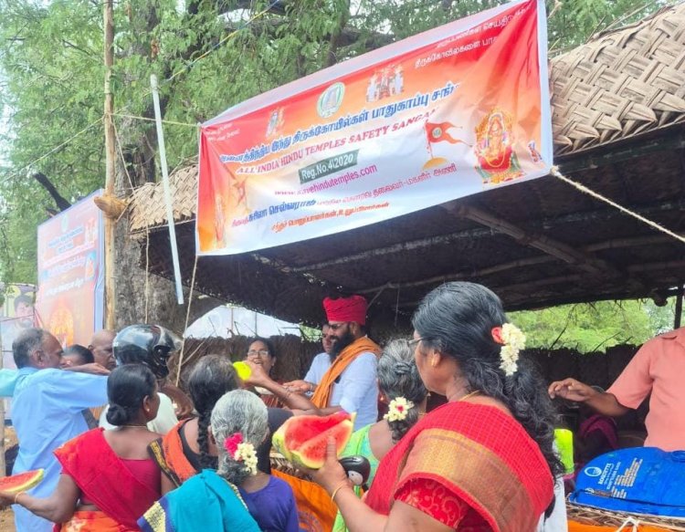 அனைத்திந்திய இந்து திருக்கோயில்கள் பாதுகாப்பு சங்கத்தின் சார்பாக மாபெரும் அன்னதான விழா