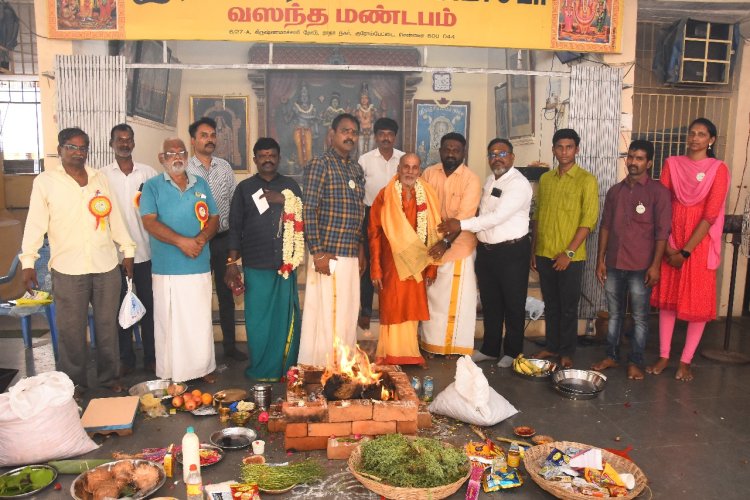 அனைத்திந்திய இந்து திருக்கோயில்கள் பாதுகாப்பு சங்கத்தின் சார்பாக மக்களுக்கான மக்கள் இயக்கம் நடத்திய சிறப்பு யாகம் மற்றும் பூஜைகள்