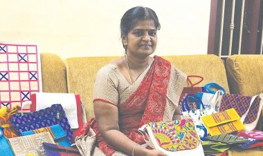 பொழுதுபோக்காகத் தொடங்கிய தொழில், இன்று வீட்டிலிருந்தே மாதம் ரூ.1 லட்சம்...’’ அசத்தும் கிருஷ்ணவேணி!