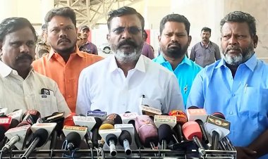 அதிமுக எதிரி தான் என விஜய் அறுதியிட்டு கூறவில்லை; அங்கே தான் கேள்வி எழுகிறது!” - தொல்.திருமாவளவன்