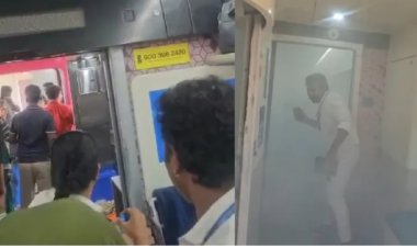 நெல்லை சென்னை வந்தே பாரத் ரயிலில் திடீர் புகை: பயணிகள் கடும் அவதி