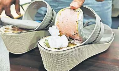 செருப்பில் போதைப்பொருள் கடத்தல் ஹோட்டல் உரிமையாளர் கைது