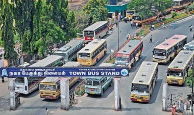 கோவையில் இருந்து கேரளா செல்லும் 50 பஸ்கள் நிறுத்தம்- ரெயில் நிலையத்தில் குவிந்த பொதுமக்கள்