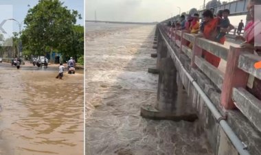ஆந்திரா, தெலங்கானாவில் கனமழை: தவளேஸ்வரம் அணை திறப்பால் ஏனாமில் புகுந்த வெள்ளம்
