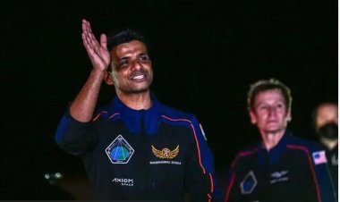 இந்த்ய விண்வெளி வீரர் சுபான்ஷு சுக்லா இன்று பூமி திரும்புகிறார்.