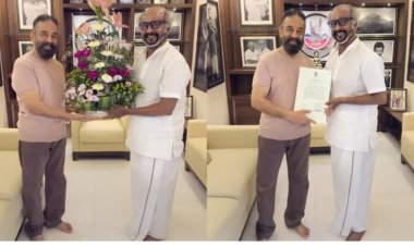 புதிய பயணத்தைப் பகிர்ந்தேன்; மகிழ்ந்தேன்; ரஜினிகாந்த் உடன் கமல்ஹாசன் சந்திப்பு