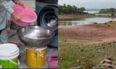 பாகிஸ்தானில் கொடூர தண்ணீர் பஞ்சம்.. துணி துவைத்த தண்ணீரை மீண்டும் பயன்படுத்தும் மக்கள்.. அவலம்