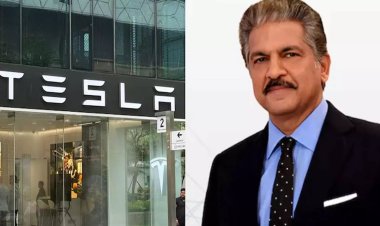 இந்தியாவில் முதல் ஷோரூமை திறந்த டெஸ்லா நிறுவனம் - எலான் மஸ்க்கிற்கு ஆனந்த் மஹிந்திரா வாழ்த்து