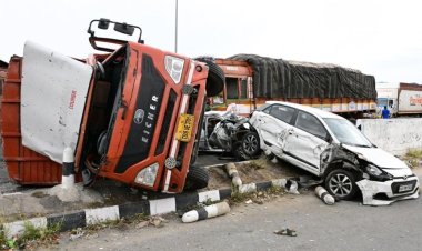 கிருஷ்ணகிரி | அடுத்தடுத்து 8 வாகனங்கள் விபத்து: தந்தை, மகன் உட்பட 3 பேர் உயிரிழப்பு