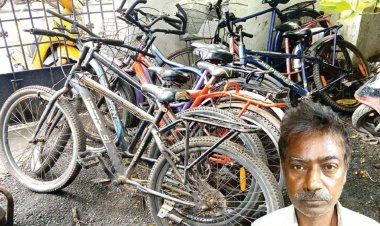 சென்னையில் பல்வேறு பகுதிகளில் விலை உயர்ந்த சைக்கிள்களை குறிவைத்து திருடியவர் கைது