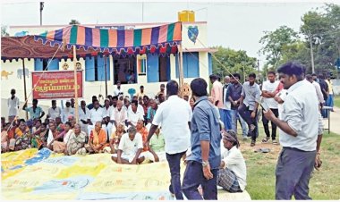 பரந்தூர் விமான நிலைய எதிர்ப்பு போராட்டம் மீண்டும் கிராமங்களில் பரவுவதால் பதற்றம்