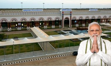 பிரதமர் மோடி நாளை இரவு வருகையை முன்னிட்டு தூத்துக்குடி விமான நிலையத்தில் 5 அடுக்கு பாதுகாப்பு