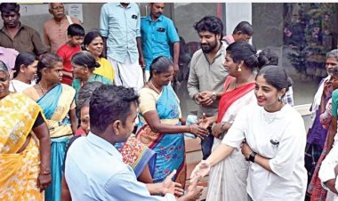 கோவையில் மலைவாழ் மக்களுடன் ‘கெவி’ பார்த்த படக்குழுவினர்