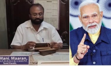 ஞான பாரத இயக்கம்' திட்டத்துக்கு வித்திட்ட தஞ்சை மணிமாறன்: பிரதமர் மோடி புகழாரம்