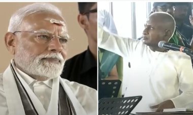 இளையராஜாவின் இசை நிகழ்ச்சியை மெய்மறந்து ரசித்த பிரதமர் மோடி | கங்கைகொண்ட சோழபுரம் முப்பெரும் விழா