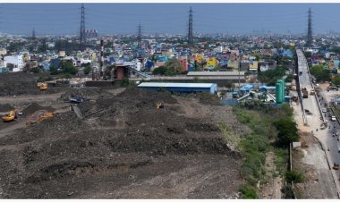 கொடுங்கையூரில் 15 லட்சம் டன் பழைய கழிவுகள் அகற்றம்: மீட்கப்பட்ட 2 ஏக்கரில் மரக்கன்று நடும் மாநகராட்சி