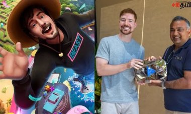 40 கோடி இதயங்களை வென்ற MrBeast... யூடியூப் சி.இ.ஓ. நேரில் வந்து வாழ்த்து!