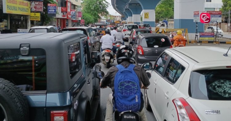 கோவை மாநகரில் ஏற்படும் போக்குவரத்து நெரிசலை குறைக்க துவங்கியது நிபுணர் குழு ஆய்வு!