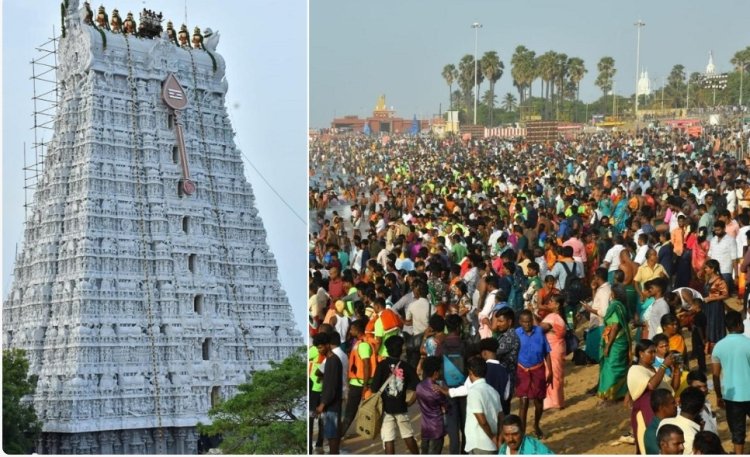 வெற்றிவேல் முருகனுக்கு அரோகரா...’ - திருச்செந்தூர் மகா கும்பாபிஷேக விழா கோலாகலம்