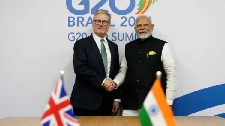 இங்கிலாந்து பிரதமர் பேசும் போது தடுமாறிய மொழிபெயர்ப்பாளர்.. சட்டென மோடி கொடுத்த ரியாக்‌ஷன்