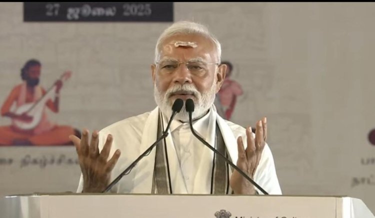 ராஜராஜ சோழன், ராஜேந்திர சோழனுக்கு தமிழகத்தில் பிரம்மாண்ட சிலைகள்: பிரதமர் மோடி உறுதி