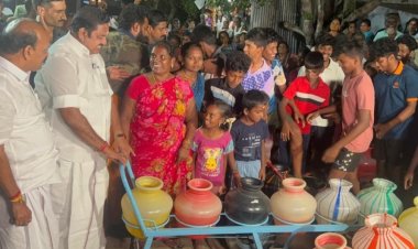 ஒரு கி.மீ. நடந்து வந்து குடிநீர் எடுக்கிறோம்: எடப்பாடியிடம் புகார் தெரிவித்த கிராம பெண்கள்