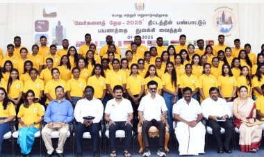 வேர்களைத் தேடி’ திட்டத்தின்கீழ் தமிழகத்தில் 99 அயலகத் தமிழ் இளைஞர்கள் பண்பாட்டு பயணம்: முதல்வர் தொடங்கி வைத்தார்