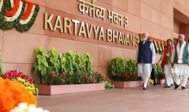 டெல்லியில் புதிதாக கட்டப்பட்ட தலைமை செயலக கட்டிடத்தை திறந்தார் மோடி