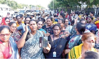 மாற்று இடங்களில் வீடுகளை ஒதுக்கி தரக் கோரி: மெரினாவில் திருநங்கைகள் திடீர் சாலை மறியல்
