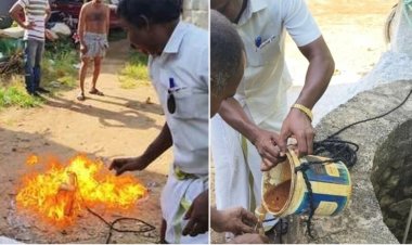 மார்த்தாண்டம் கிணற்று தண்ணீரில் பெட்ரோல், டீசல் கலந்ததால் பரபரப்பு