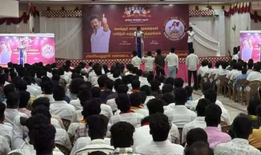 த.வெ.க.வில் 20 ஆயிரம் வாக்குச்சாவடி முகவர்களுக்கு புதிய உறுப்பினர் சேர்க்கை பயிற்சி