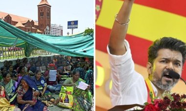 தூய்மைப் பணியாளர்கள் உடன் பனையூரில் விஜய் சந்திப்பு - போராட்டத்துக்கு ஆதரவு