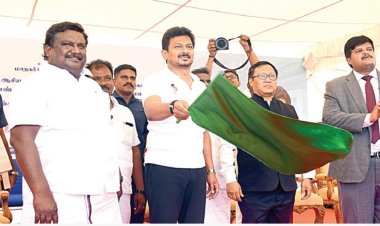 சென்னையில் 135 மின்சார ஏசி பேருந்துகள் சேவை: உதயநிதி ஸ்டாலின் தொடங்கி வைத்தார்