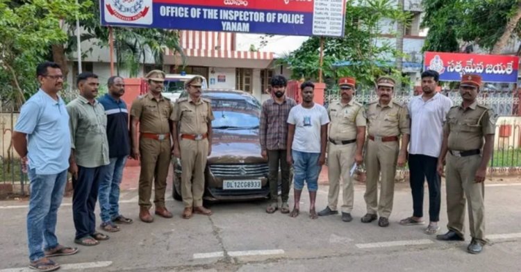ஏனாம் ஏ.டி.எம். தீ விபத்து, கொள்ளை கும்பலின் நாடகம்: ரூ. 12 லட்சம் திருடிய ஊழியர்கள் கைது