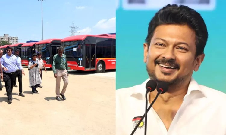 சென்னையில் மின்சார குளிர்சாதன பேருந்து சேவை: உதயநிதி ஸ்டாலின் நாளை தொடங்கி வைக்கிறார்