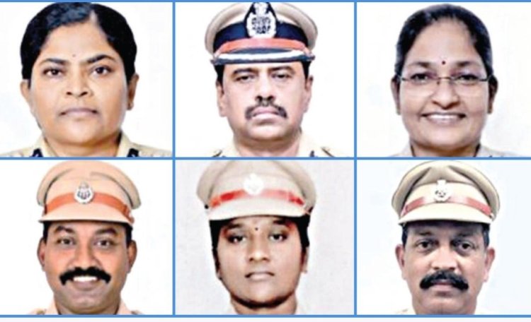 சுதந்திர தினத்தையொட்டி தமிழகத்தைச் சேர்ந்த 24 காவல் அதிகாரிகளுக்கு குடியரசுத் தலைவர் பதக்கம்