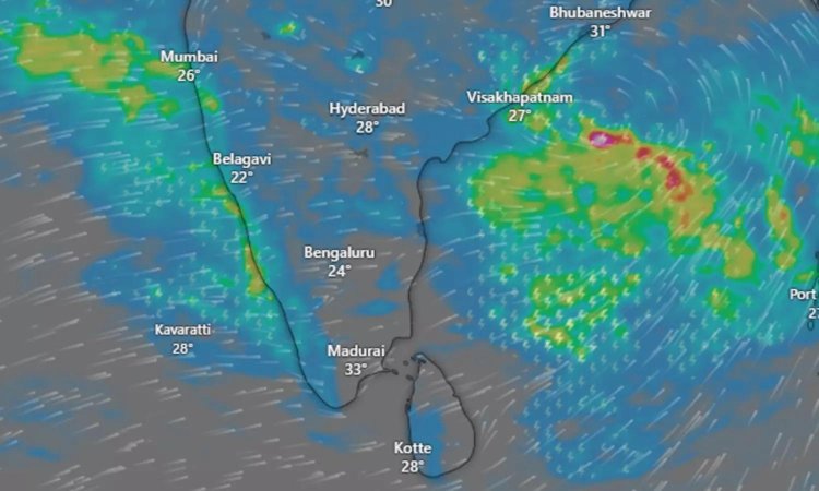 வங்கக்கடலில் உருவானது காற்றழுத்த தாழ்வுப்பகுதி