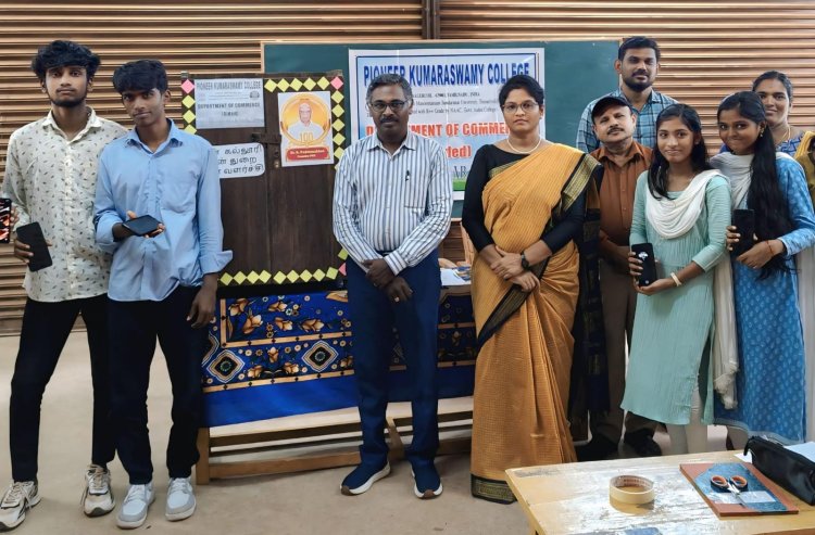 வகுப்பறையில் தொழில்நுட்ப ஒழுங்கு – பயோனியர் குமாரசுவாமி கல்லூரி வணிகவியல் துறையின் புதுமை முயற்சி